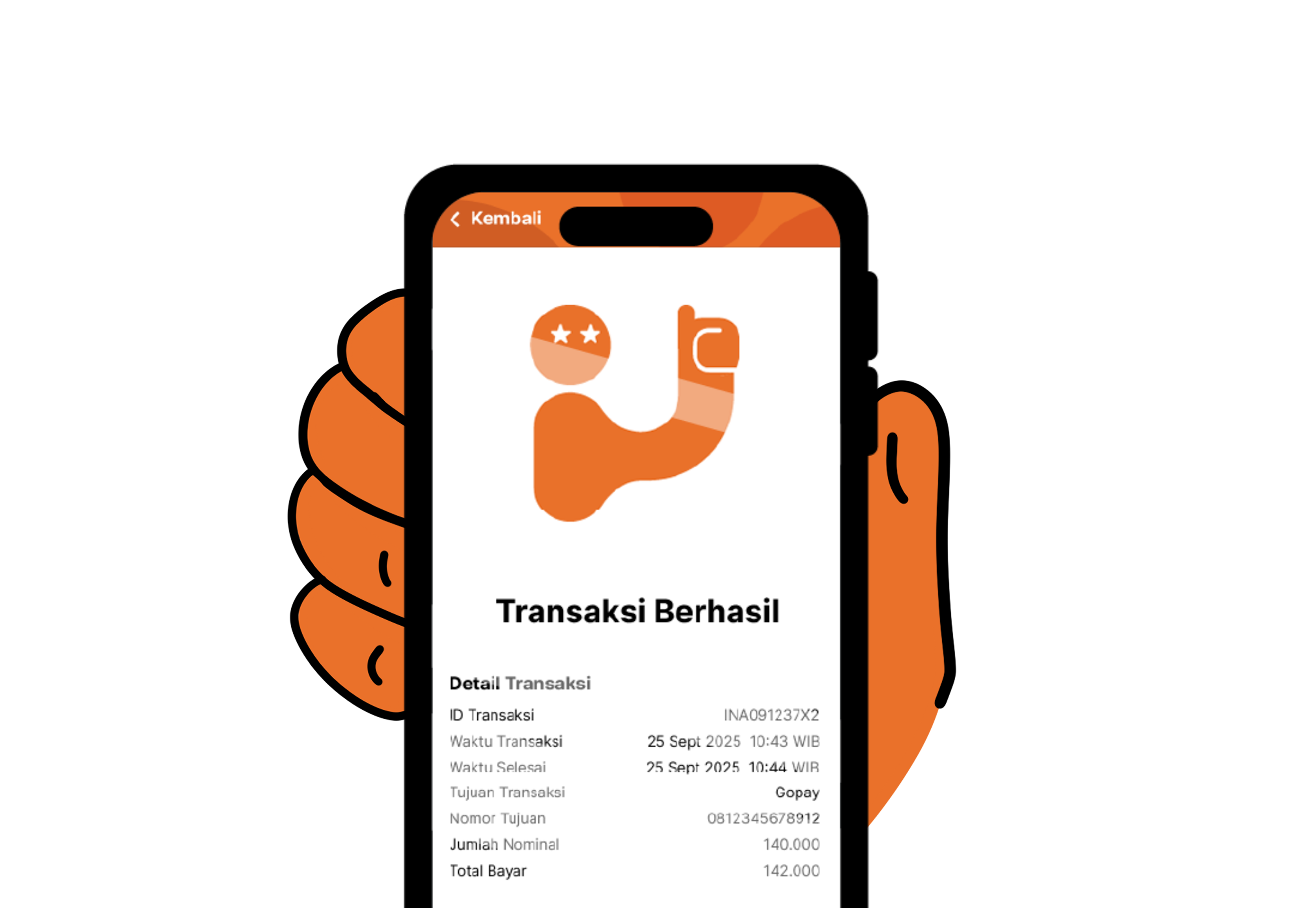 Saldo langsung masuk